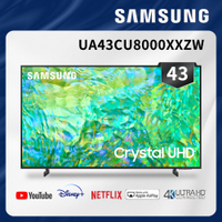 SAMSUNG三星 43吋 4K UHD連網液晶電視 UA43CU8000