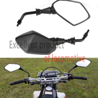 Pair 8mm 10mm Back Side Convex Mirror Handle Bar End Side Rearview Mirrors for Scooter E-Bike Motocycle Mirror motor side mirror