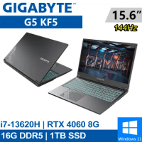 GIGABYTE 技嘉 G5 KF5-H3TW394KH 15.6吋 黑-原廠機(16G/1TB SSD)