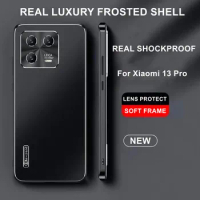 Luxury Matte Cases For Xiaomi Mi 13 12 Pro Mi 12S 11 Ultra Mi 12S Mi 12X Shockproof Bumper Square Slim Full Protect Cover Fundas