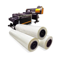 [ New ] pet film DTF 30cm roll premium quality(atas glossy dan bawah doff) Berkualitas