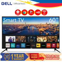 GELL 60 inches smart tv 55 inches on sale smart led 50 inch Android tv FHD Youtube/Netflix Multiport