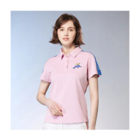 【Jack Nicklaus 金熊】GOLF女款吸濕排汗彈性POLO衫/高爾夫球衫(粉色)