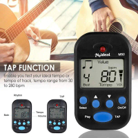 Metronom Elektronik, Saiz Mini, Sesuai untuk Piano, Gitar, Biola, Guzheng dan Berlari, Metronom Muzi