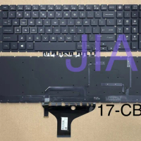 Keyboard For Laptop Keyboard For HP OMEN 17CB 17-CB 17-cb1000 x 17-cb0000 With Colorful light No Frame Black