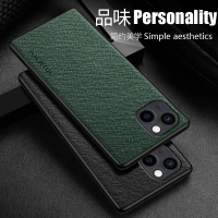 IPHONE 13 MINI PRO MAX MINISOFT CASE CANVAS CROSS PATTERN