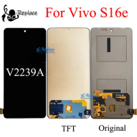 AMOLED / TFT Black 6.62 Inch For Vivo S16e V2239A LCD Display Screen Touch Digitizer Panel Assembly Replacement