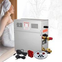 STCMOET 9KW Stainless Steel Luxury Home Steam Shower Generator Steam Shower Kit Steam Bath Spa Generator Waterproof Controller