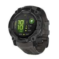 Garmin Instinct 3 50mm AMOLED GPS 智慧手錶 AMOLED Black With Charcoal Silicone