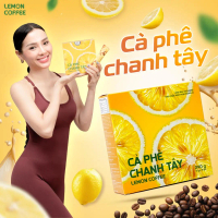 Combo Sỉ - Cà Phê Chanh Tây (2–10 Hộp) Chính Hãng | Lemon Coffee Hộp 15 Gói