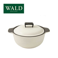 義大利Wald陶鍋-24cm燉鍋(粉白色)