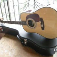 With EQ and the guitar hard case solid spruce top acoustic guitar D type 45 model 41" guitar In stock 8yue31