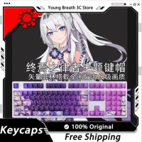 Custom Honkai Impact 3 Herrscher of Finality Keycap Mechanical keyboard kit Keycap Kawaii Light Transmission Keycap Set PC Gamer