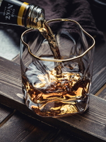 威士忌酒杯家用套裝歐式洋酒杯子ins風水晶玻璃啤酒杯網紅創意杯