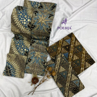 Kain Batik Sogan Lawasan Indigo  Solo Premium