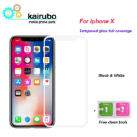 10PCS for iPhone x tempered glass 2.5D full cover screen protector for iPhonex protective film for apple iPhone x glass