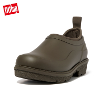 【FitFlop】WONDERCLOG NEON-POP WATERPROOF RUBBER CLOGS 輕量雨鞋-女(苔蘚綠)