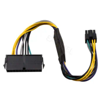 24 Pin Female to DELL Optiplex Server Motherboard 8 Pin Male Adapter Power Cable
