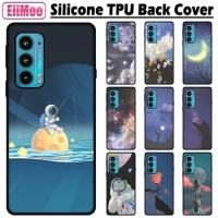 TPU Silicone Phone Case For Motorola Edge 20 Fashion Cute Cartoon Space Pattern For Motorala moto Edge20 Edge 20 Pro 20Pro Cover