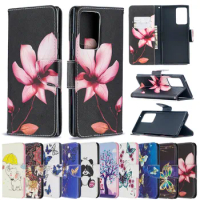 30Pcs/Lot Double-sided Printed Patterns Flip Phone Case For Samsung Galaxy A42 A12 S21 Note 20 Ultra S20 FE TPU in inner Cover