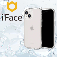日本 iFace iPhone 15 Look in Clear 抗衝擊曲線保護殼 - 透明