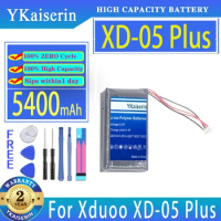 YKaiserin 5400mAh Replacement Battery For Xduoo XD-05 Plus Batteria