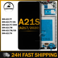 Tested Quality 6.5'' Screen For Samsung Galaxy A21s A217 LCD Touch Screen Digitizer A21s SM-A217F/DS Display Replacement Parts