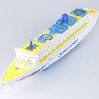 買一送一 遙控船 兒童男孩玩具船電動萬向燈光音樂豪華游輪模型超大號仿真輪船快艇 夢藝家