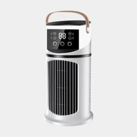 新款噴霧檯面冷風扇冷風機家用辦公室大風力usb多功能定時冷風機
