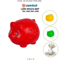 Lợn Nhựa Đẹp 3 Size Chính Hãng VIỆT NHẬT (màu ngẫu nhiên)