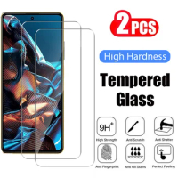 2Pcs Protective Glass For Xiaomi Redmi Note 10 8 7 9S 9 Pro Screen Protector For Poco X5 X3 Pro NFC F3 M3 M5 M5S Tempered Glass