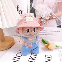 G&MN (Only toy Clothes) 15-17cm Labubu V1 V2 17cm Labubu Sitting Party Series Clothes Labubu Toy Bab
