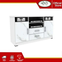 Meja Rak TV Cabinet RTV 0809 WhiteMarble