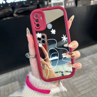 Casing Hp untuk OPPO A53 A53s A32 A33 2020 A11s Case Casing pola Garis cantik Silikon Softcase Kasin