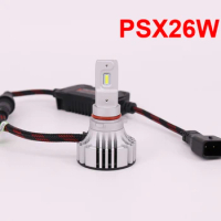 1 Set PSX26W F2 Car LED Headlight H1 H7 LED H8 H9 H11 9005 9006 9012 72W 12000LM CSP Chips Turbo Fan 6K White Front Lamps Bulb