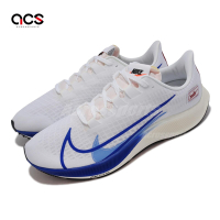 Nike 慢跑鞋 Air Zoom Pegasus 37 PRM 白 藍 小飛馬 男鞋 運動鞋 CQ9908-100