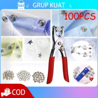 Tang Kancing Snap Kancing Bengkok Plier Kancing Kancing Plastik