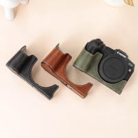 Canon EOSR50 Camera Bag R50 R7 R8 R10 Leather case with detachable battery camera case cover