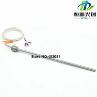 Free shipping RTD Pt1000 ohm Probe Sensor L 300mm long type PT NPT 1/2'' Thread with Lead Wire