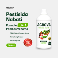 Agrova: Pestisida Nabati 500 mL Formula Organik 3in1 Insektisida Fungisida & Bakterisida Kontak & Si