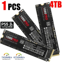 1080Pro SSD NVME For Desktop PC PS5 Game Laptop NGFF 4TB Solid State Drive M2 2280 PCIe 4.0 Hard Disk 2TB 1TB