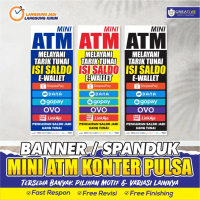 Spanduk / Banner Mini ATM Konter Pulsa