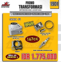 Blok Bore Up BRT 66 mm Satria FU Karburator Ceramic