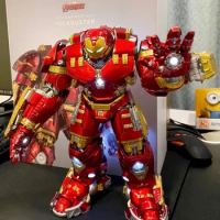 28cm Marvel Mk44 Iron Man Hulk Armor Comicave 1/12 Cs Alloy Model In Stock Anime Figures Decorative Ornaments Holiday Gift Toys