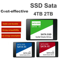 2023ใหม่4TB SSD Sata ฮาร์ดดิสก์ไดรฟ์ Sata3 2.5นิ้ว2TB 1TB 560เมกะไบต์วินาทีความเร็วสูงฮาร์ดดิสก์ภายใน Solid State Drives สำหรับแล็ปท็อป