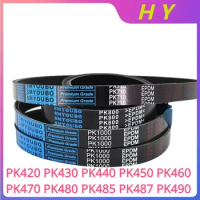 PK multi-groove belt belt 3/4/5/6/7/8/9/10/12Ribs PK420 PK430 PK440 PK450 PK460 PK470 PK480 PK485 PK487 PK490