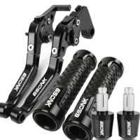 For CFMOTO 650NK 650 NK 2023 2024 Motorcycle CF MOTO Extendable Brake Clutch Lever Handlebar Handle Grips Ends Accessories