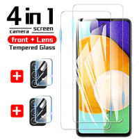 Screen Protecror For Samsung Galaxy A52 A32 A72 A22 Glass Soft Camera Protection Samsung A32 2021 Phone Protective Glasses