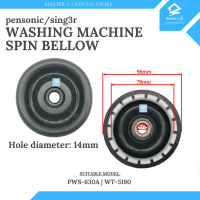 PENSONIC PWS-630A SING3R WT-5190 WASHING MACHINE SPIN BELLOW 96 x 78 14mm SPIN SEAL BELLOW GETAH SPI