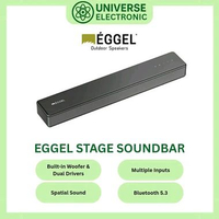 EGGEL STAGE SOUNDBAR WITH BUILT IN SUBWOOFER BLUETOOTH 5.3